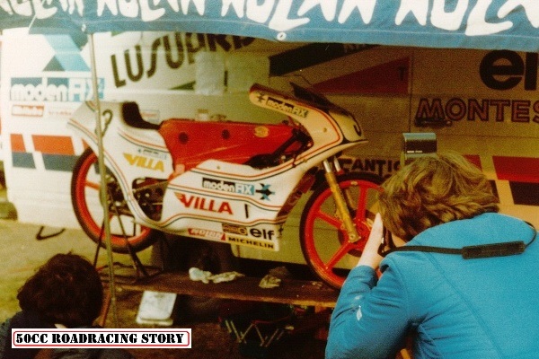 First race of 1983 - the Villa team in france - pictures by Jean-Christophe Bergon