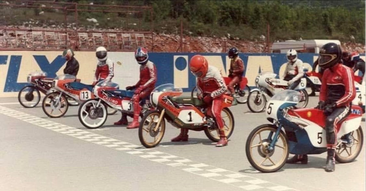 Yugoslavian championship race at Rijeka 1981 - several Severs to be seen at the first couple of rows.
